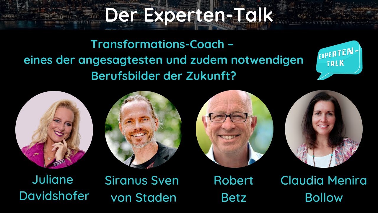 Der Experten-Talk | Transformation mit Robert Betz, Juliane Davidshofer & Claudia Menira Bollow